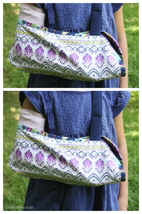 DIY Fabric Broken Arm Sling Free Sewing Pattern | Fabric Art DIY in