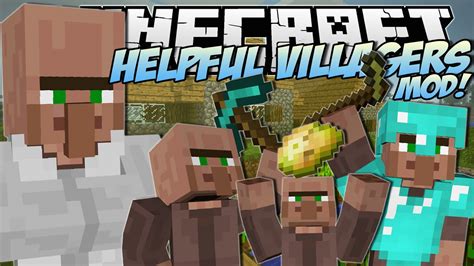 Minecraft Helpful Villagers Mod Create A Villager Army Mod