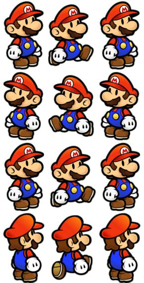 Super Paper Mario Rpg Maker Ace Vx Sprite Sheet By Honoramongscars On