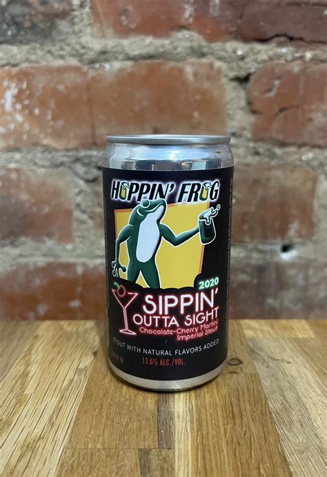 Hoppin Frog Sippin Outta Sight 2020 The Cat In The Glass