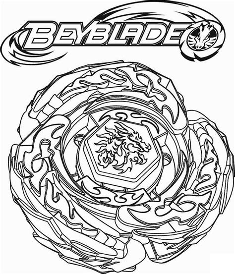 21 Beyblade Coloring Pages