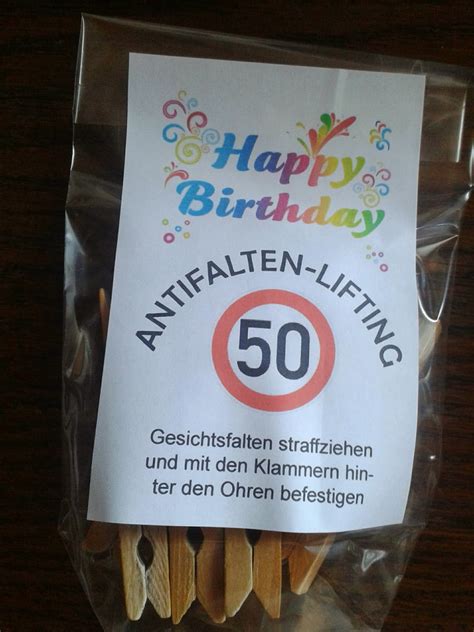 Fast immer eine gute wahl. Tinas Wunderwelt: Lustiges Geschenk zum 50. Geburtstag!