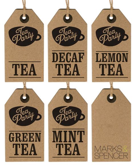 Tea Party Tea Labels Ideas Tea Labels Tea Packaging Design Tea Party