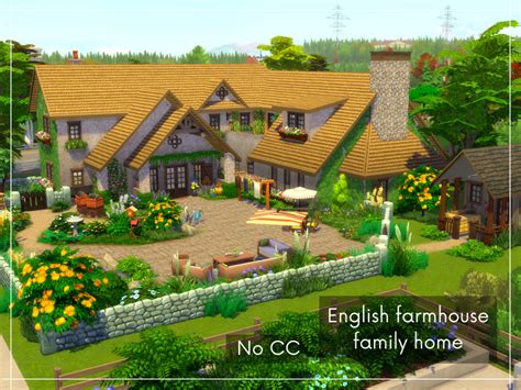The Sims Resource English Country House No Cc