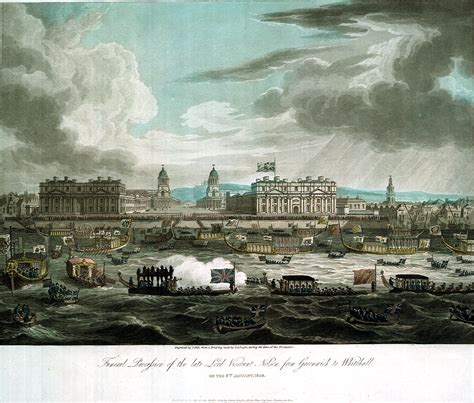 'Funeral Procession of the late Lord Viscount Nelson, from Greenwich to