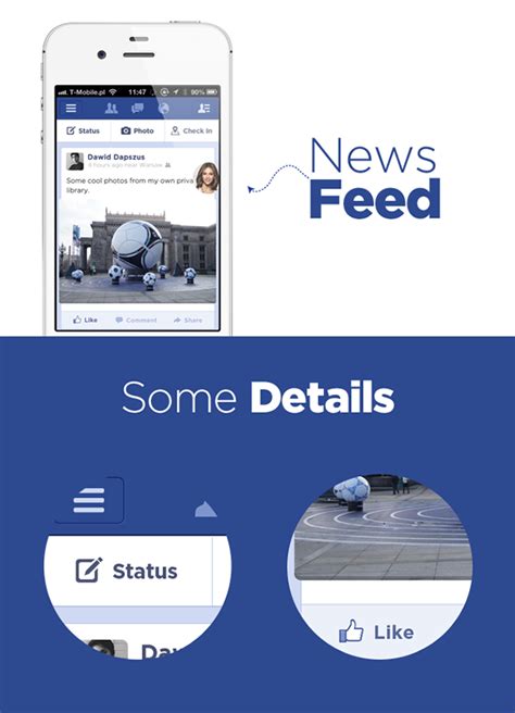 Facebook Flat Concept On Behance