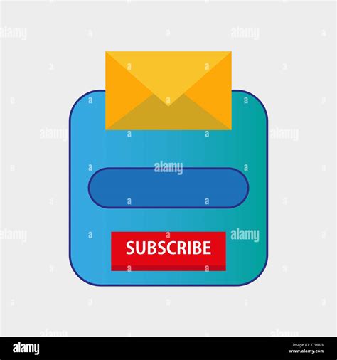 Email Subscribe Newsletter Popup Form Template Online Marketing Icon