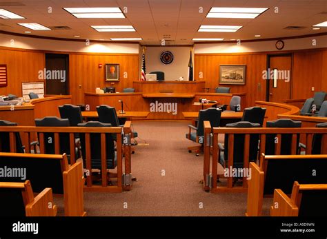 Usa Courtroom Stock Photo Alamy