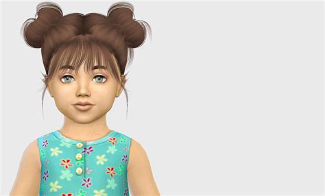 Sims 4 Cc Toddler Hair B99