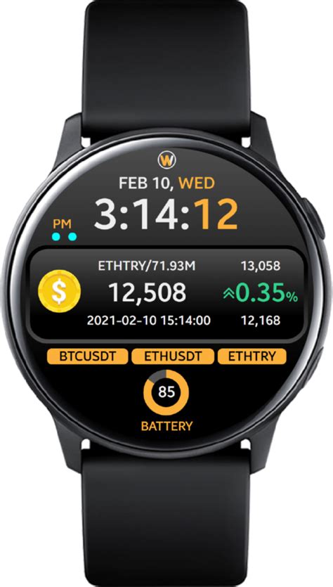 Crypto Bnnc Samsung Galaxy Watch Face Now Watch Faces And Applications