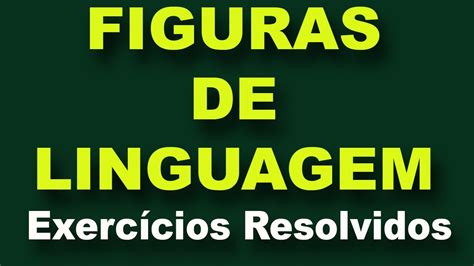 Exercícios De Figuras De Linguagem 9 Ano