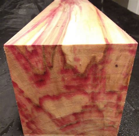 Red Flame Box Elder Turning Blankspindle Craft Wood 51 Wood Crafts