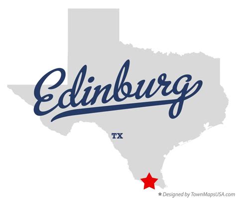 Map Of Edinburg Tx Texas