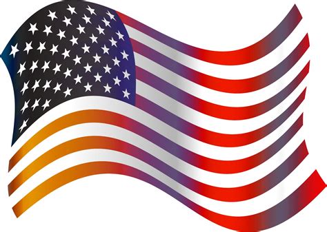 Printable American Flag Clip Art 2023 Calendar Printable