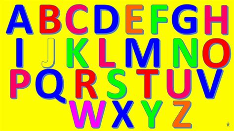 Abcdefghijklmnopqrstuvwxyz Capital Alphabet Letters Youtube