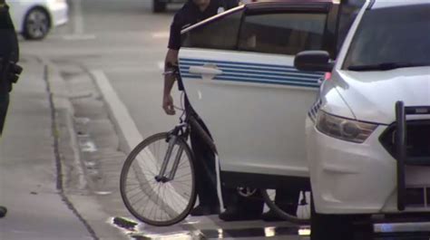Bicyclist Hospitalized After Car Crash In Miami Wsvn 7news Miami
