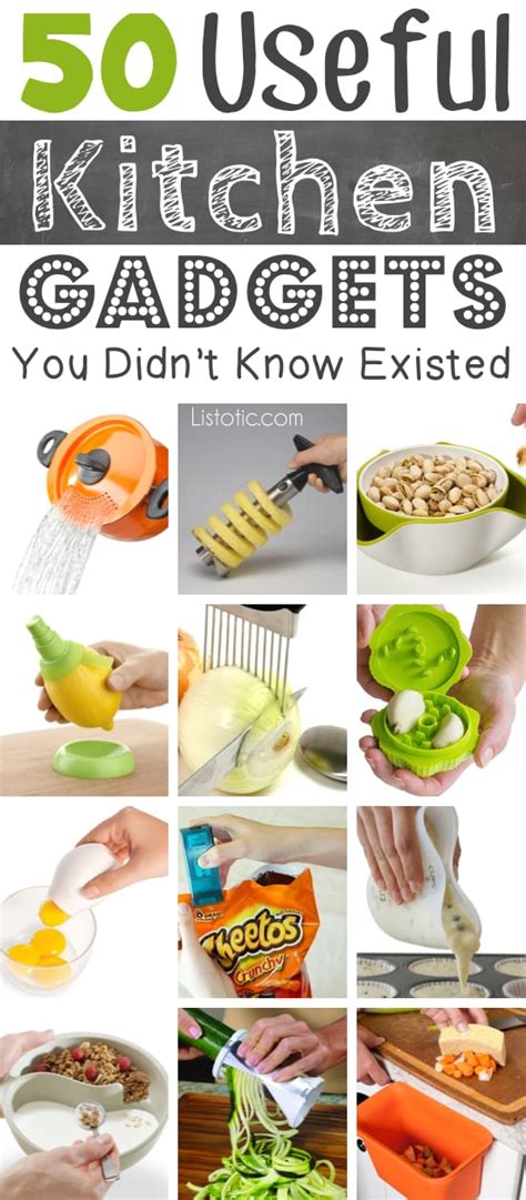 From juicers and spiralizers to knives and graters, these products make cooking way more fun. 50 Cool Kitchen Gadgets Everyone Needs - Listotic