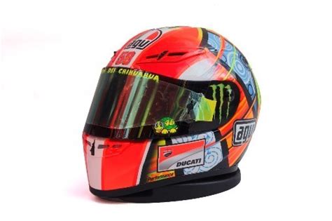Rossis Helmet Tribute To Marco Simoncelli Momentum Blog