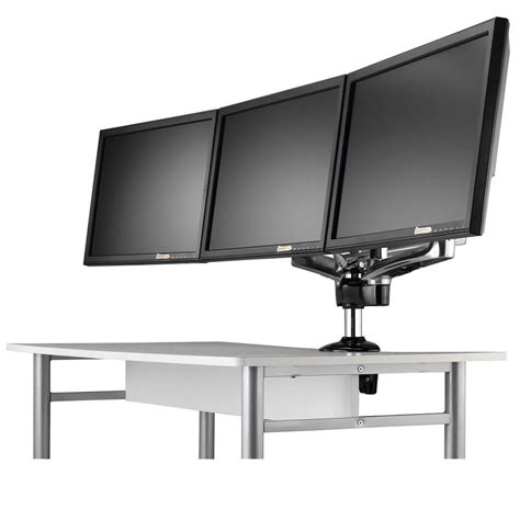 Triple Monitor Height Adjust Mount Manufacturer Cd Great Furniture