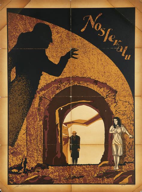 Artificially Aged Nosferatu Poster By Ne Of New Flesh Prints