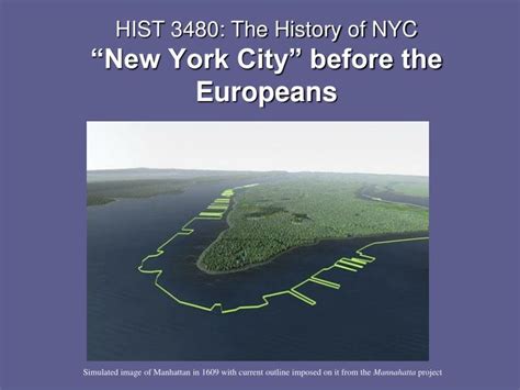 Ppt Hist 3480 The History Of Nyc New York City Before The