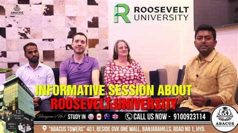 Informative Session About Roosevelt University Usa Youtube
