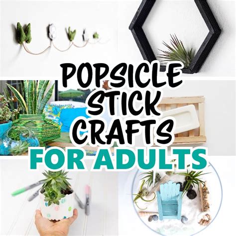 Popsicle Stick Crafts For Adults Sustain My Craft Habit