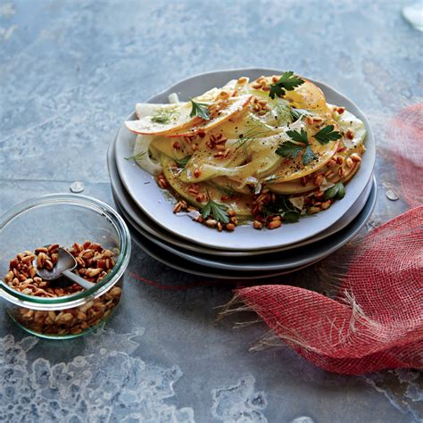 Shaved Apple And Fennel Salad With Crunchy Spelt Recipe