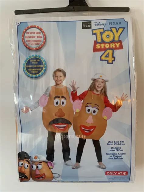 Toy Story Mrmrs Potato Head Deluxe Halloween Costume One Size Ship