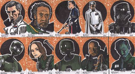 Tattooed Sky Rogue One Series One Sketch Cards