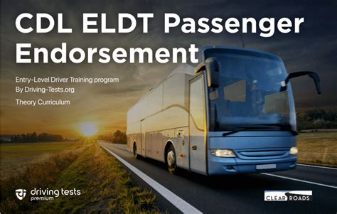 Passenger Vehicle Entry Level Driver Training ELDT Video Course