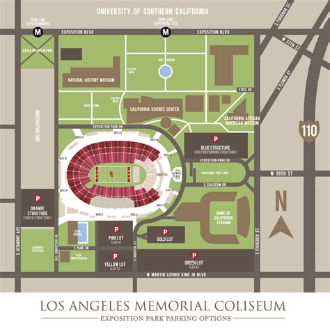 Coliseum Maps Los Angeles Coliseum
