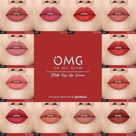 Jual Omg Oh My Glam Matte Kiss Lipcream Indonesia Shopee Indonesia