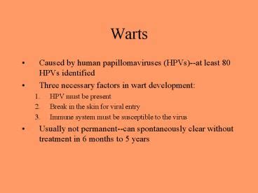 PPT Warts PowerPoint Presentation Free To View Id 227be ZGIxN