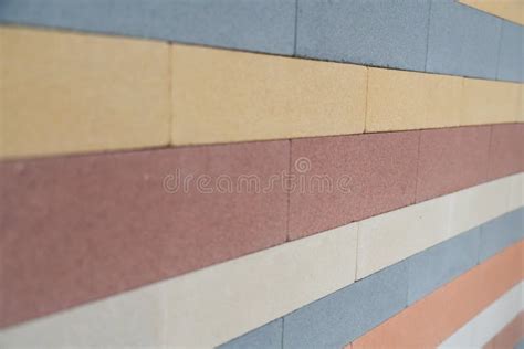 Multi Colored Bricks Stock Photo Image Of Sample Stone 196124306