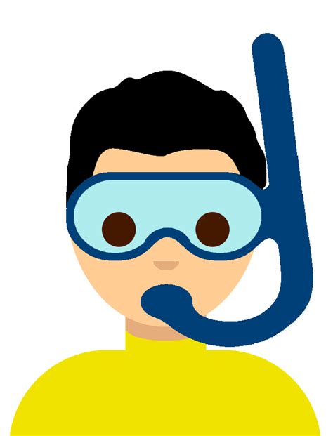 Scuba Diving Boy Emoji Xrdsxrds