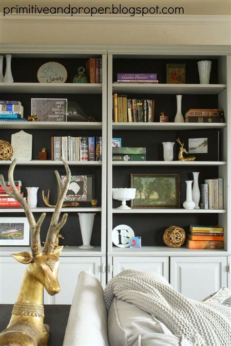 Black Backed Living Room Bookcases | Home, Interior, Bookcase