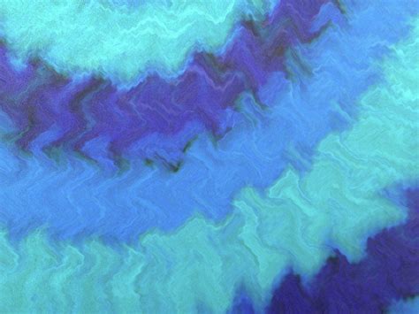 Wavy Ocean Blue Tie Dye Digital Art By Angel Ogrady Pixels