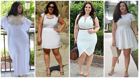 Vestidos Blancos Para Gorditas Looks And Outfits ¡los Que Más Te Favorecen