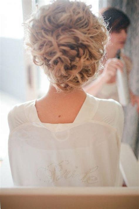 More pictures and tips for styling naturally curly hair on my blog. Curly Wedding Updo | Hairstyles How To