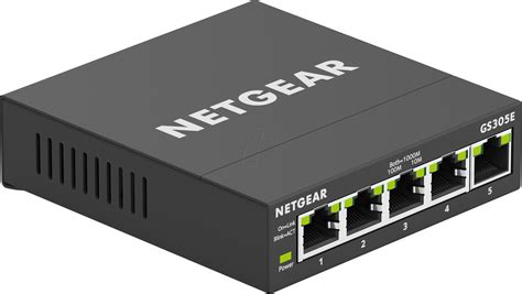 Netgear Gs305e Switch 5 Port Gigabit Ethernet At Reichelt Elektronik