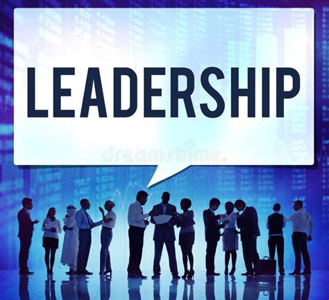 Leadership Leader Lead Manager Management Concept Stock Photo Image