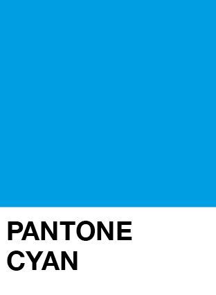 Pantone Cyan Pantone Cyan Cyan Blue