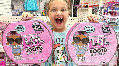 Toy Shopping At Target For Lol Dolls Lol Surprise Ootd Opening Youtube