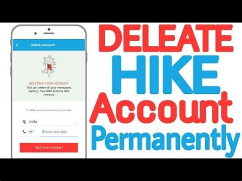 how to delete hike account permanently - YouTube ...
