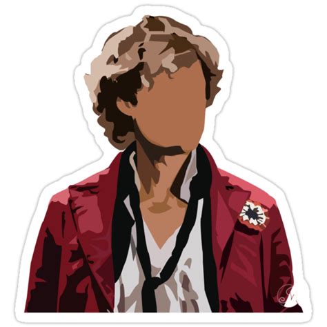 Aaron Tveit As Enjolras Silhouette Stickers By Johanna Martinez