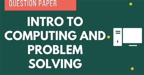 Intro Computing Problem Solving Be101 05 Question Papers 2015