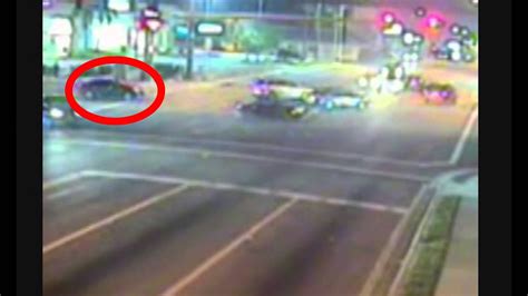 Hit Run Red Light Camera Video From January Youtube