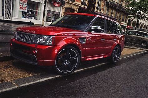 Visually Illusive Red Range Rover Range Rover Range Rover Sport