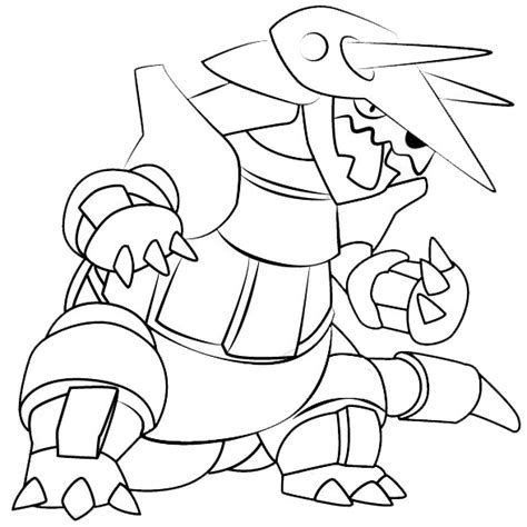 Aggron Coloring Pages